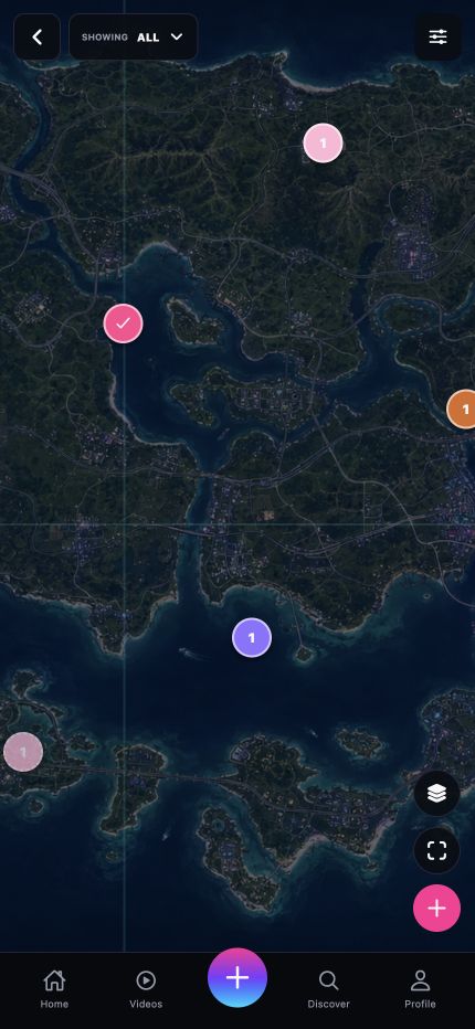 Real VICESCOOP interactive map interface